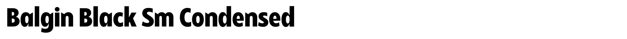 Balgin Black Sm Condensed image